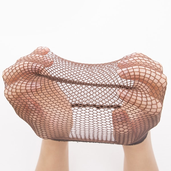 Brun2 stk, Mesh Wig Caps for Langt Hår, Wig Net for Kvinner
