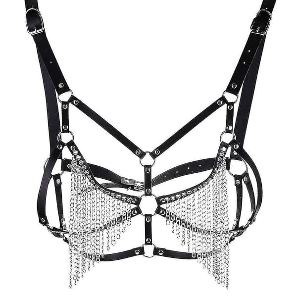 Rintaliivit ketjuilla Topless Got Punk