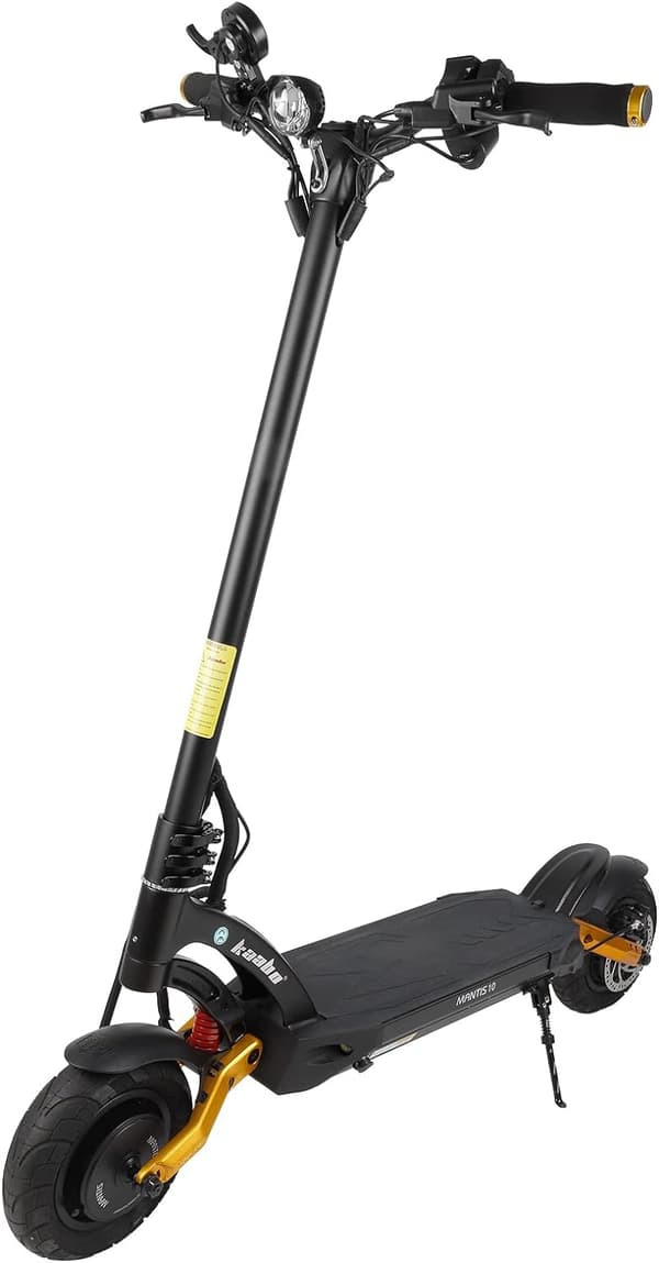 Sort Monteringsbeslag til Kaabo Mantis 10 Elektrisk Scooter Sammenklappelig Basebeslag Stabilisering Tilbehør Reservedele Eftermontering