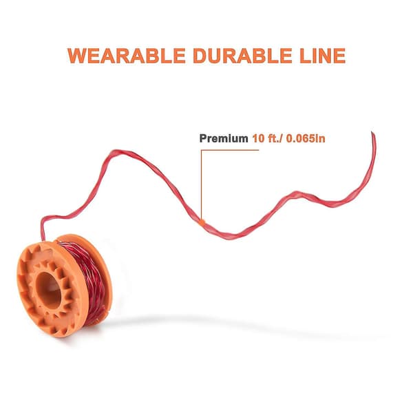 Reservedeler til Worx Wa0010 spole gressklipper tilbehør 6 and 2