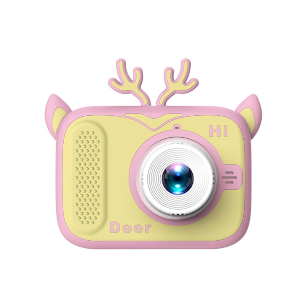 Digitalkamera til børn, pink