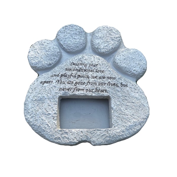 Pet Memorial Tombstone Resin Dog &amp; Cat Monuments Innovatiivinen Pet Tribute -patsas