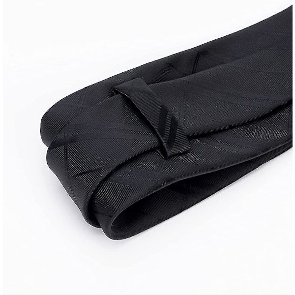 Herreslips med gaveeske - Sort slips / Blå slips