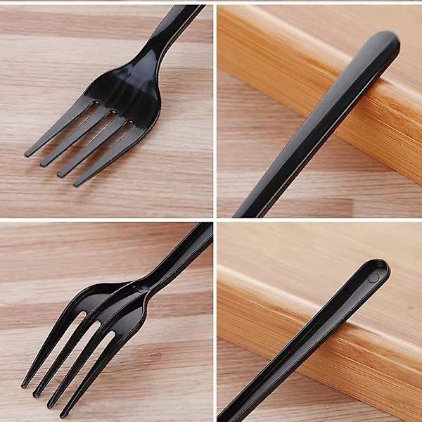 100 stk. sorte plastgafler