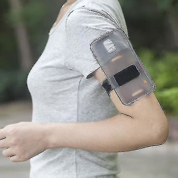 Sports Running Gym Armband Midjeband Case Cover för Samsung Galaxy S5 I9600 Grå
