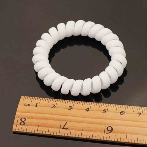 10 st 5 färger hårslips frisör tillbehör hästsvans pannband, spiralformade hårslips, spiralformade hårscrunchies, för flickor kvinnor (ljusa färger)