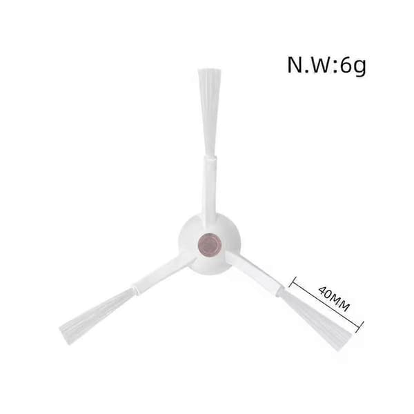 Reservdelar och tillbehör för Floor 3 Station robotdammsugare, huvudborste, sidoborste, moppduk