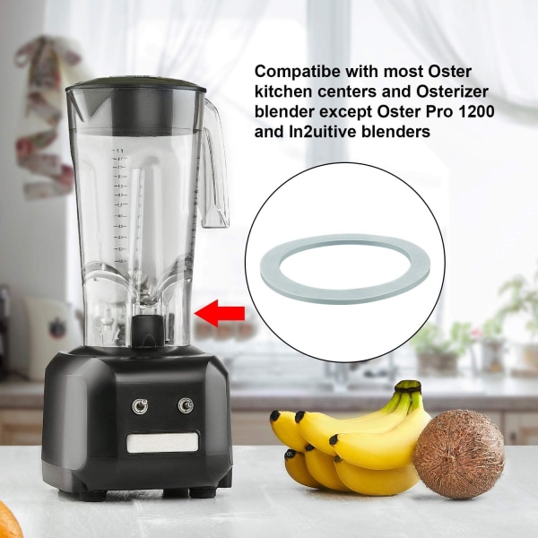 4 pakninger Blender pakning Udskiftning O-ringe Gummi O-ring Kompatibel med Oster og Osterizer Blender