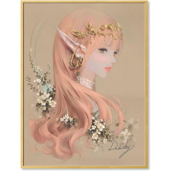 5D Diamantmålning Set för Vuxna Rosa Ros Fe Diamantkonst Set Vuxen Diamantprick Set Full Diamant Inlagd Dekoration Set