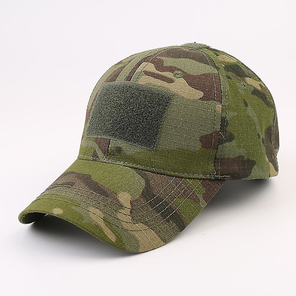 Herr Camo Taktiska Basebollkepsar Armé Militär Utomhus Truckerkepsar Army Green