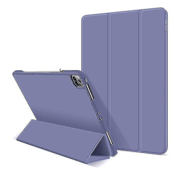 Suojakuori iPad Pro 12.9 tuuman kotelo kynätelineellä PURPLE