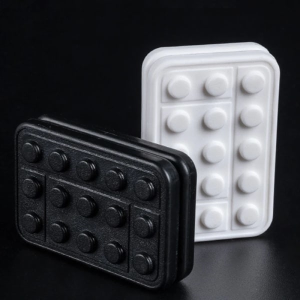 Push Pa Pa Coin EDC Fidget Kvadratisk Blok Magnetiske Skydere Push Clickers Haptisk Stressaflastning Voksne Bordlegetøj til Voksne Børn