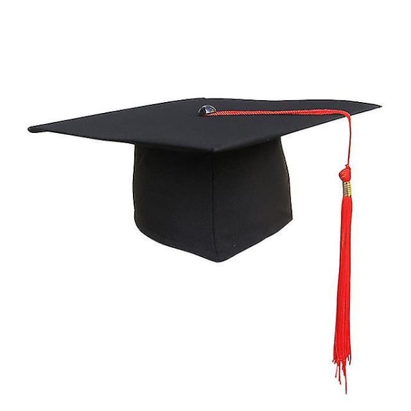 Graduation Cap Hat Adults Student Mortar Board Graduation Hat Cap D