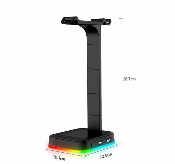 Rgb Headset Stativ Fargeskiftende Headset Gaming Headset Stativ