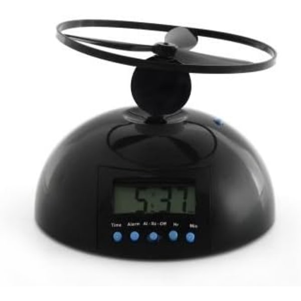 Ny digital LED-väckarklocka Gadget Escape Flying/Rolling Helikopter Helikopter Propeller Klocka Kreativ Present