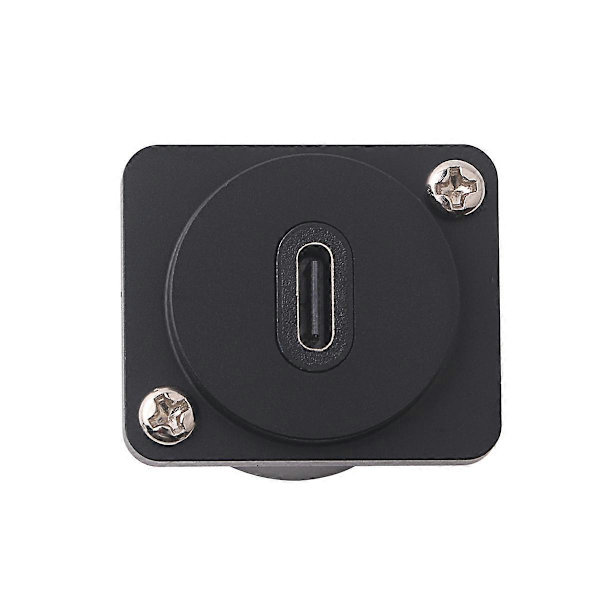 USB USBC Type C Typec Hun til Hun F-F Panelmontering Rund Adapter