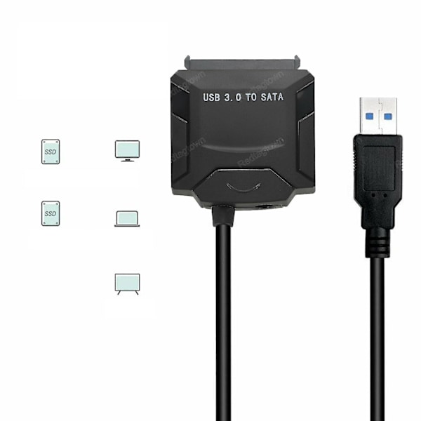 USB 3.0 til SATA-adapterkabel