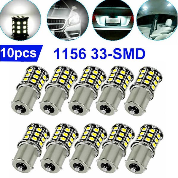 10 st 1157/33 Auto LED bromsljus BAY15D ljus backljus