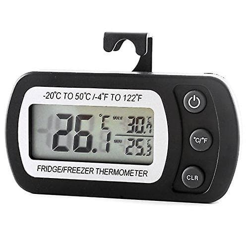 Kyltermometer Kylskåp Digital Vattentät Frys Termometer Lcd-skärm