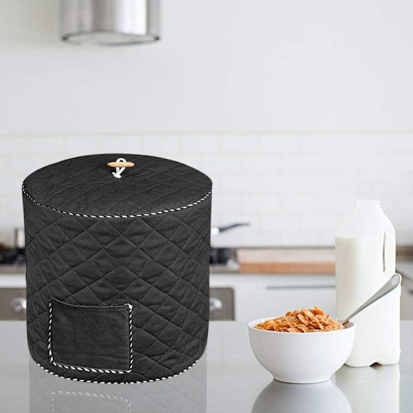 Lock för tryckkokare, antistatiskt dammskydd för 8-kvarts Instant Pot och elektrisk tryckkokare, köksapparatsskydd med tillbehörsficka