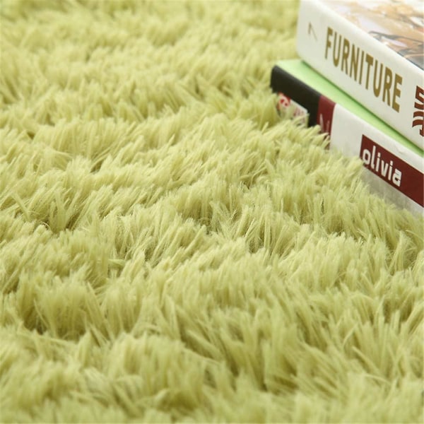 Rundt badematte sklisikkert shaggy baderomstepper, mikrofiber shaggy teppe, superabsorberende matter, maskinvaskbare badematter, stil05, 60 cm Wine Red
