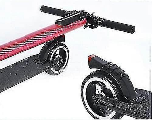 Bagbremse Skærmramme Med Sikkerhedslys Til Elektrisk Scooter Sort