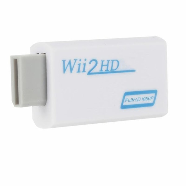 Wii til HDMI-konverter - Wii til HDMI støtter HD 1080p-konverter Wii til HDMI White