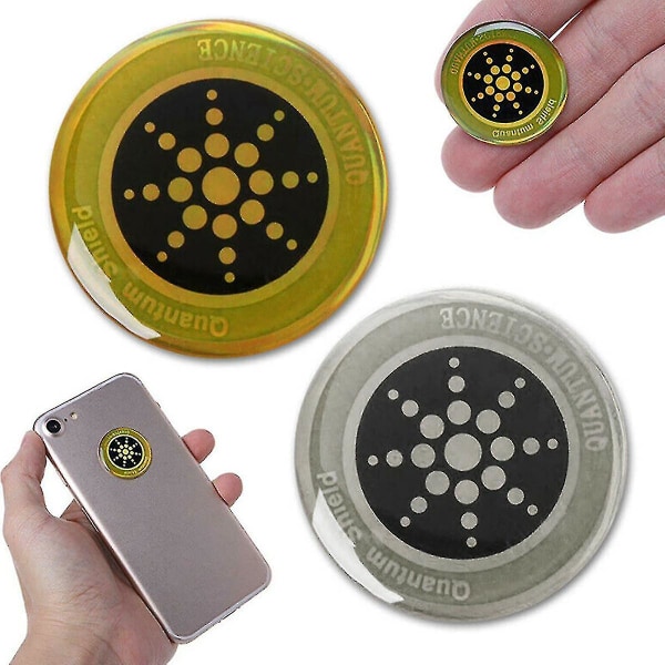 För elektronisk enhet Emp Emf-skydd Anti-strålningsklistermärke Gold 5pcs