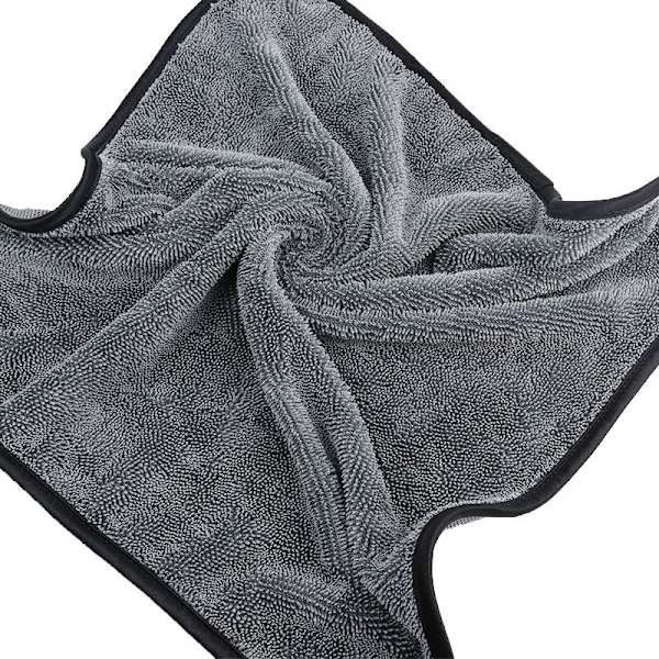 Gulvklud mikrofiber bilvask håndklæde ikke let at kaste fnug fortykket vandabsorberende rengøringsklud 5 stykker