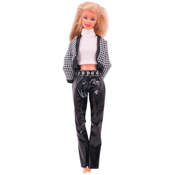 Dockkläder accessoarer plysch väst jacka + kjol set L361