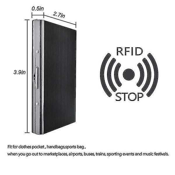 Rustfrit lomme visitkort etui metal pung