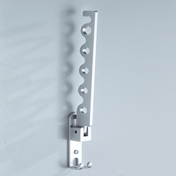 Väggmonterad klädtork Silver