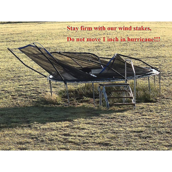 Trampolin Vindfästen Tunga U-Typ Skarpt Spetsade Jordankare 4pcs