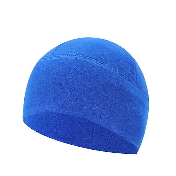 Ulkoilun polaarinen fleece-kylmä lämmin vuorikiipeilyhiihtohattu ratsastusfleecehattu Blue