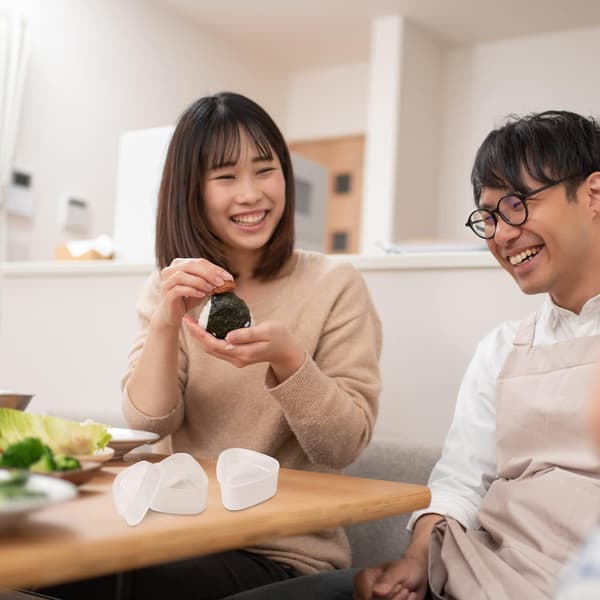5 st triangulär sushi risboll maker form med rissked, Onigiri risform DIY-verktyg köksredskap prylar