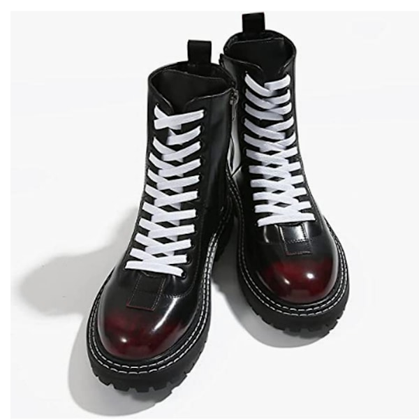 12 stk. 9mm tykke tætte flade striber med hvid farve polyester skosnøre, buksesnøre og kasket snøre