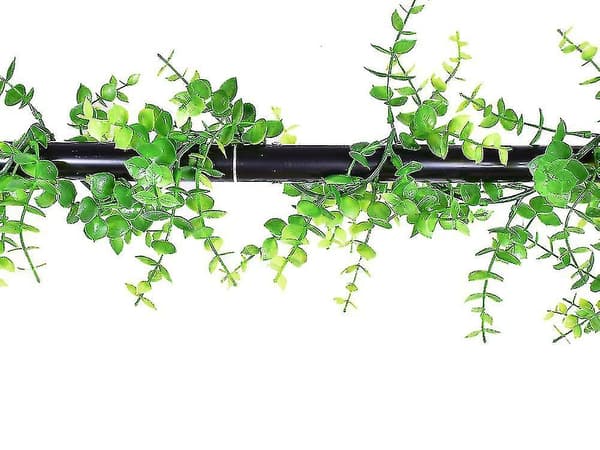 Kunstig eukalyptus grønt guirlande bryllup baggrund bue vægdekoration set2