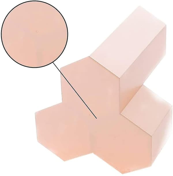 Hexagonal Penneholder, Hexagonal Plast Penneholder Til Hjem, Kontor, Skole