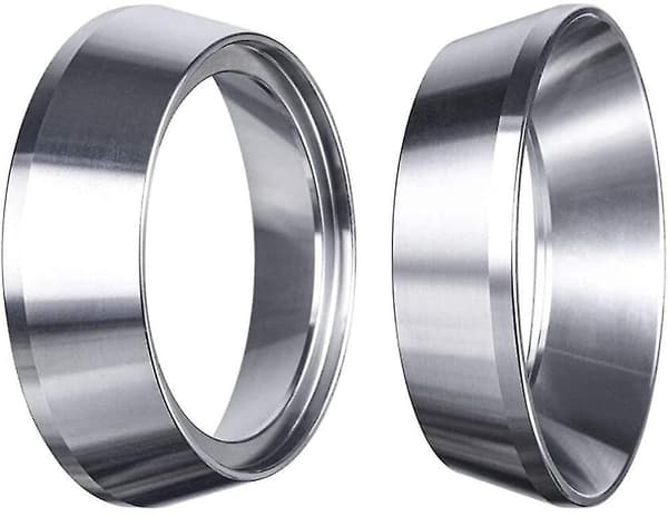 Espresso doseringstratt, magnetisk doseringsring i rostfritt stål för kaffe 51 mm