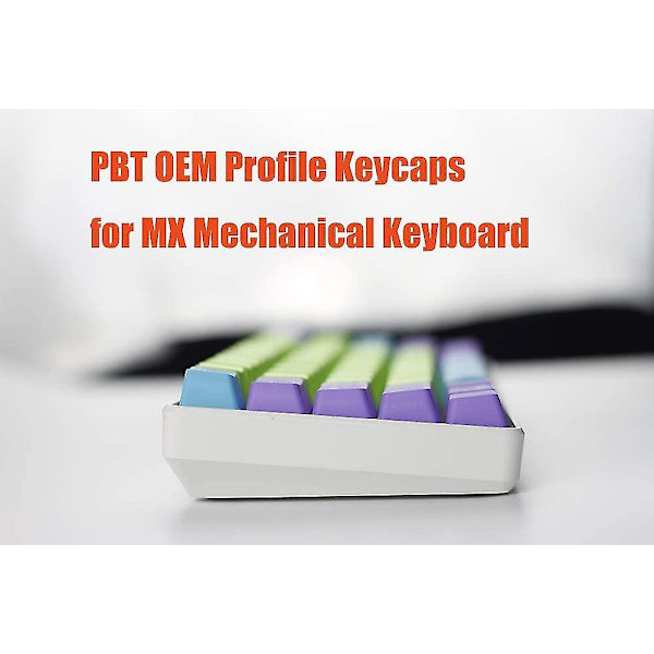 61 Pbt-näppäinhatut 60 prosenttia, Ducky One 2 Mini -näppäinhatut Oem-profiili Green