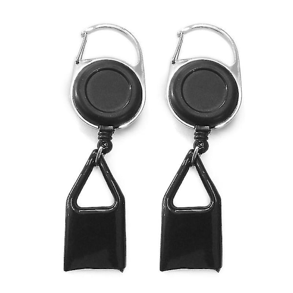 2 stk. Lett bærbar lighter-leash nøkkelring med lighter-deksel slitesterk