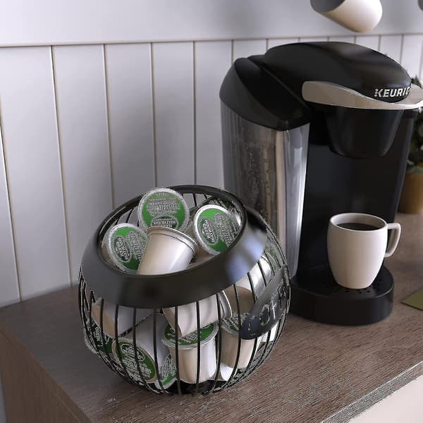 Kaffe Kapselholder, Stor Kapacitet Organiser Til Alle Kaffe Kapsler, Kaffe Pod Kurv Til Disk Kaffe Bar