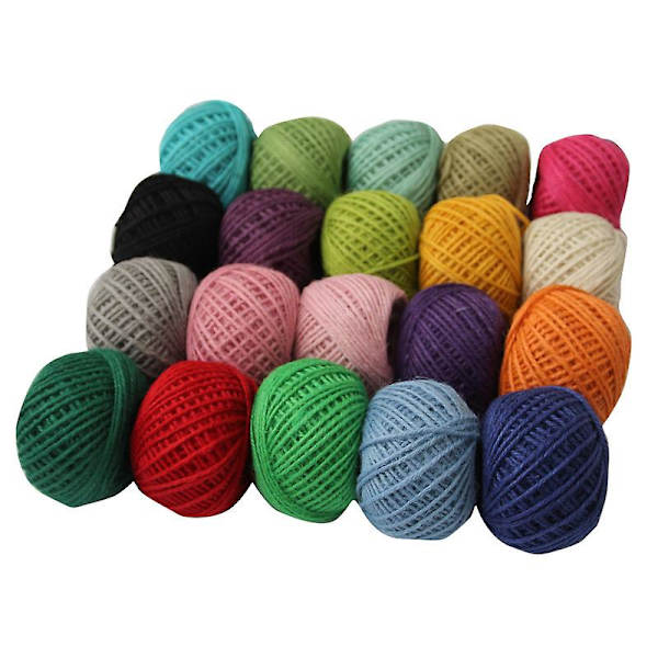 2 st Jutegarn 50m Jutesnöre 3-lagers 2mm Tjocklek Jute Rep För Dekoration Trädgård Blomsterarrangemang DIY Konst Bundna Hantverk Army green