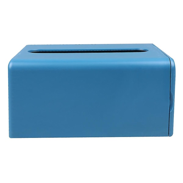 Stansfri Traceless Tissue Holder Väggmonterad Tissue Box Servett Box Tissue Förvaringsbox (blå)