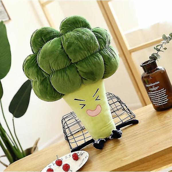 Multifunktionell kudde grönsak broccoli plyschleksaker mjuka dockor 65cm