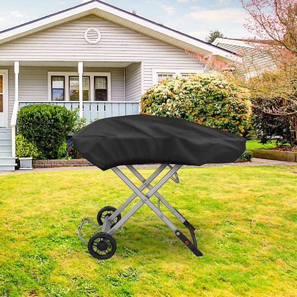 100*47*25cm Grillovertræk til Weber Traveler Bærbar Gasgrill, Udendørs Heavy Duty Vandtæt Oxford Stof