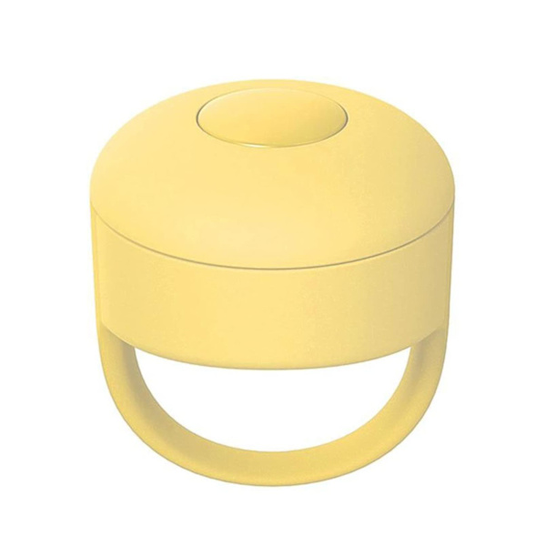 Finger Fjärrkontroll Tiktok Lazy Ring Finger Video Bluetooth Handsfree Controller För Mobiltelefon Yellow