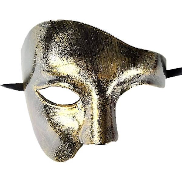 Masquerade-naamio, Vintage Phantom Of The Opera Yksisilmäinen Puolinaamiaispuku