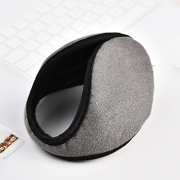 Öronvärmare, hopfällbara unisex vintervarma öronmuffar för utomhusskidåkning Grey