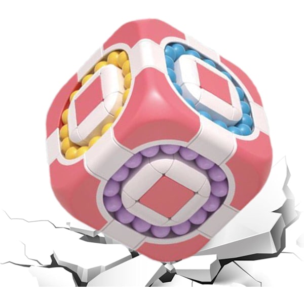 Magic Bean Cube, Magic Bean Roterende Puslespillkube Fidget Leke Spinner | 6-sidet Magisk Puslespill Gave til Barn, Gutter, Jenter, Tenåringer, Voksne